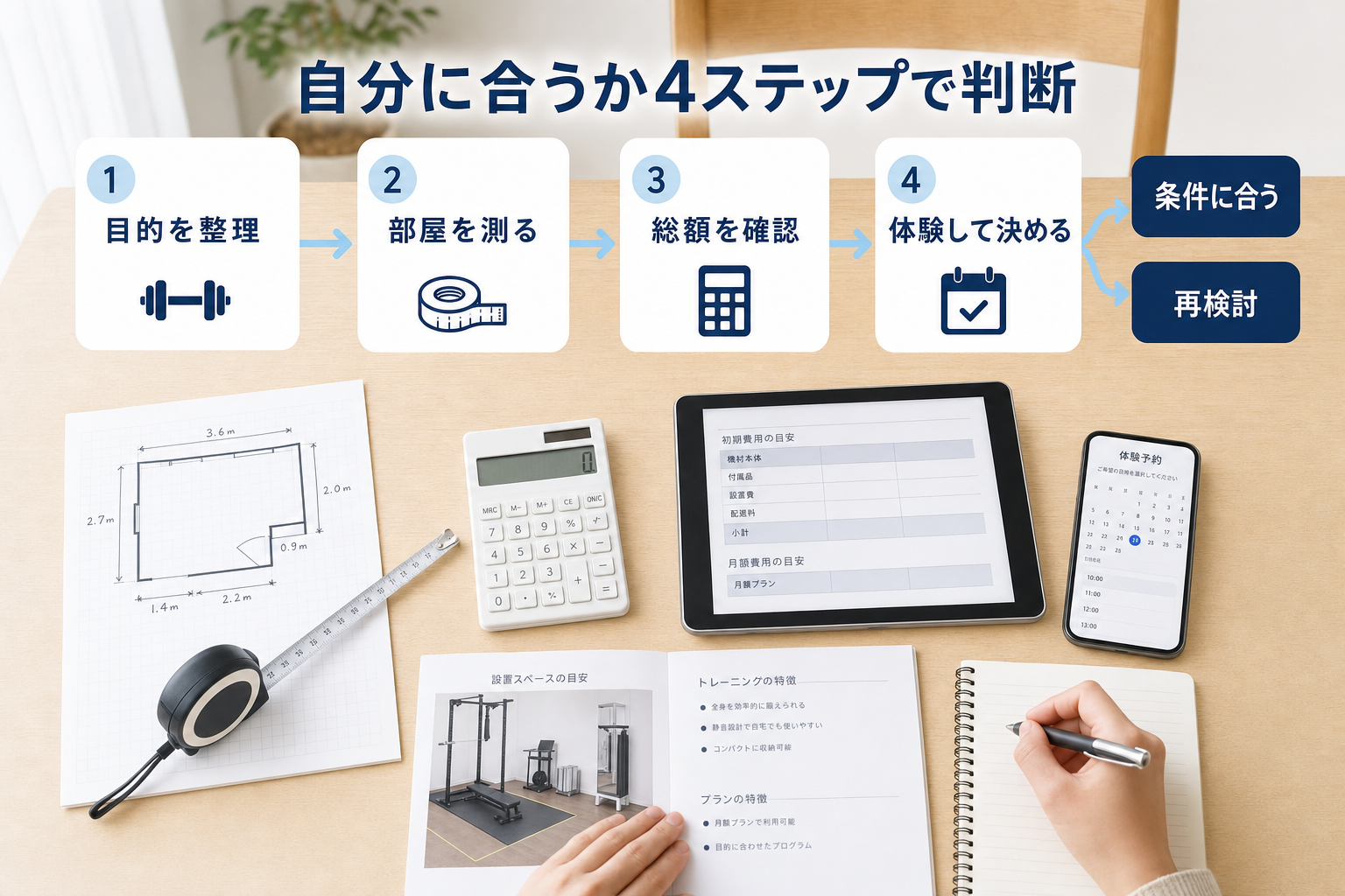 スマートホームジムとは?重りを使わない筋トレマシンの基本をわかりやすく解説のイメージ6